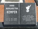 KEMPEN Anna Margaretha 1926-2005