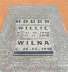 HOUGH Willie 1943-2005 & Wilna 1946-