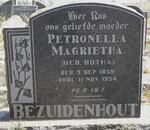 BEZUIDENHOUT Petronella Magrietha nee BOTHA 1859-1954