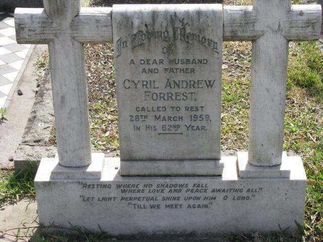 FORREST Cyril Andrew 1897-1959