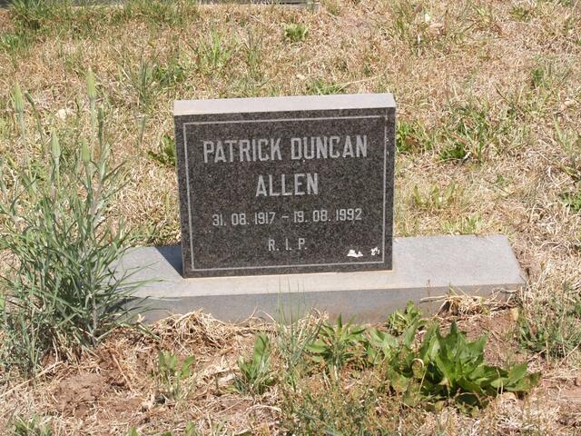 ALLEN Patrick Duncan 1917-1992