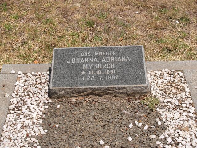 MYBURGH Johanna Adriana 1891-1982