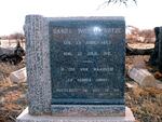 Namibia, HARDAP region, Mariental district, Danielsdam, farm cemetery