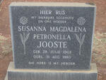 JOOSTE Susanna Magdalena Petronella 1903-1980