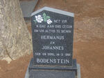 BODENSTEIN Hermanus1981-1981 :: BODENSTEIN Johannes 1981-1981