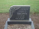 BROWN Francis 1947-1985