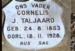 TALJAARD Cornelis J. 1853-1928