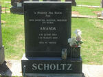 SCHOLTZ Amanda 1954-1999