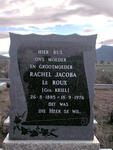 ROUX Rachel Jacoba, le nee KRIEL 1885-1976