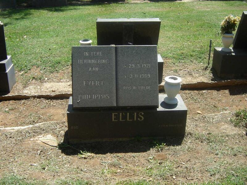 ELLIS Evert Philippus 1921-1989