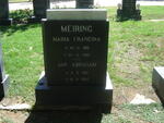 MEIRING Jan Abraham 1912-1988 & Maria Francina 1915-1985