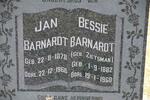 BARNARDT Jan 1878-1966 & Bessie ZIETSMAN 1882-1960