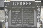 GERBER Gert M. 1919-1992 & Adriana M.I. 1918-1982