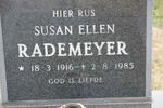 RADEMEYER Susan Ellen 1916-1985