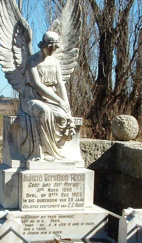 ROOS Helena Dorothea nee VAN DER MERWE 1866-1825
