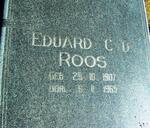 ROOS Eduard C.D.  1907-1965