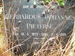 PIETERSE Gerhardus Johannes 1879-1856