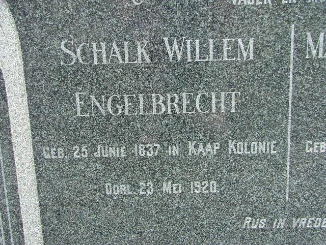 ENGELBRECHT Schalk Willem 1837-1920