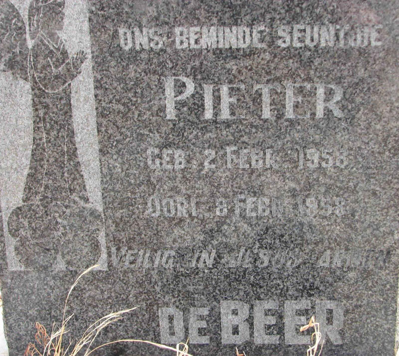 BEER Pieter, de 1958-1958