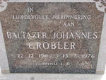 GROBLER Baltazer Johannes 1911-1976