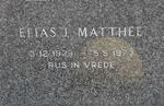 MATTHEE Elias J. 1929-1973