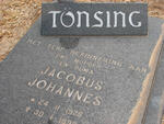 TÖNSING Jacobus Johannes 1925-1995