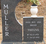 MULLER Theuns 1925-1990