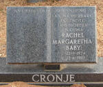 CRONJE Rachel Margaretha 1924-1990