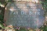 BEER  Pat, de nee FARRANT 1951-1997