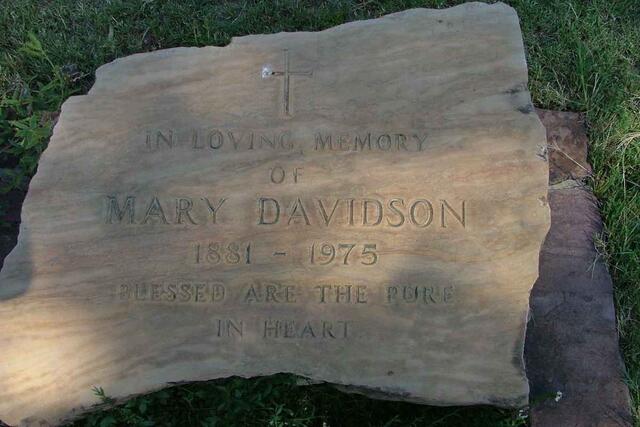 DAVIDSON Mary 1881-1975
