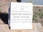 THIRION Christina Johanna Maria 1931-1934