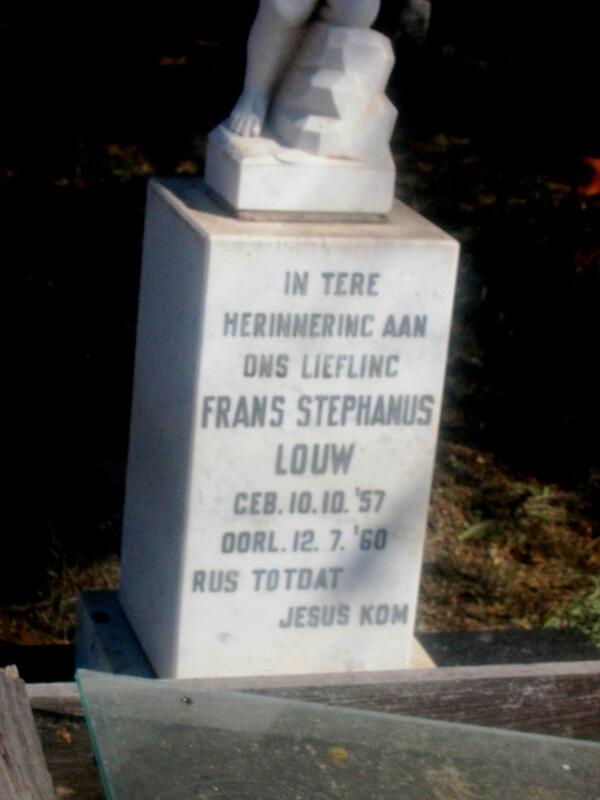 LOUW Frans Stephanus 1957-1960