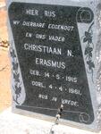 ERASMUS Christiaan N. 1915-1961