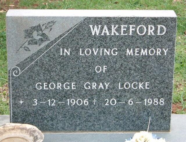 WAKEFORD George Gray Locke 1906-1988