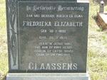 CLAASSENS Fredrieka Elizabeth 1896-1975