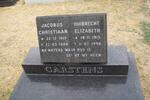 CARSTENS Jacobus Christiaan 1915-1984 & Huibrecht Elizabeth 1915-1996