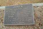JONCK Henry 1904-1976 & Anna 1903-1981