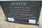 BESTER Pieter Johannes 1903-1984