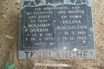 TERBLANCHE Benjamin Durban 1911-1979 & Delina Magdalena 1921-1984