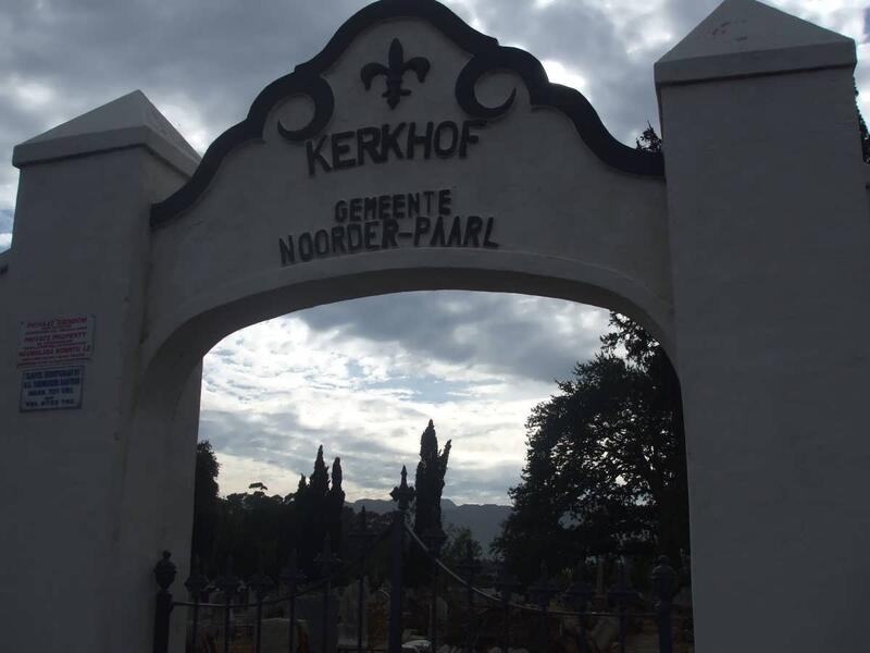 1. KERKHOF Gemeente NOORDER-PAARL