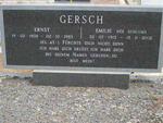 GERSCH Ernest 1908-1983 & Emilie SCHLOMS 1912-2002