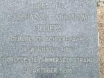 CILLIERS Stephanus Abraham 1881-1918