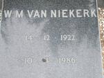 NIEKERK M.M., van 1922-1986