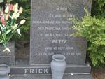 FRICK Peter 1962-1996