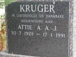 KRUGER Attie A.A.J. 1928-1991