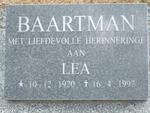 BAARTMAN Lea 1920-1997