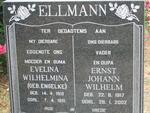 ELLMANN Ernst Johann Wilhelm 1917-2002 & Evelina Wilhelmina ENGELKE 1919-1981