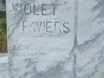 FAVIERS Violet 1903-1992