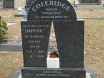COLERIDGE Donny 1940-2003