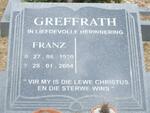 GREFFRATH Franz 1930-2004